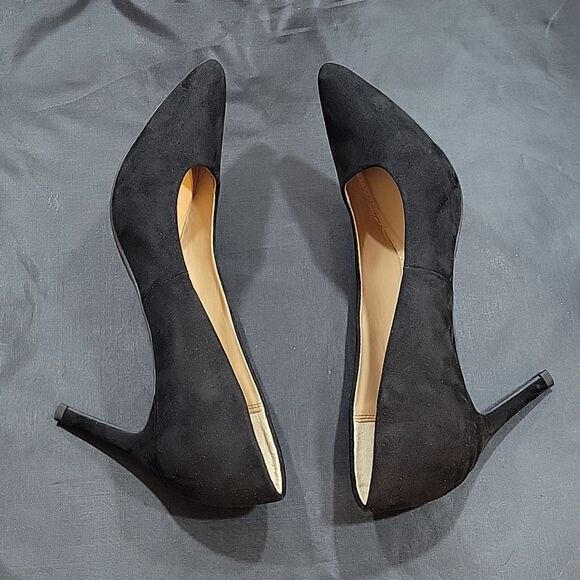 A.NEW DAY SUEDE POINTED TOE WOMEN"S SLIP-ON HIGH HEELS STILETTOS PUMP - Picture 12 of 16